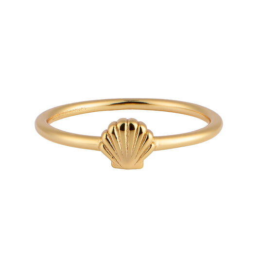 Sea Shell Ring - Gold Vermeil